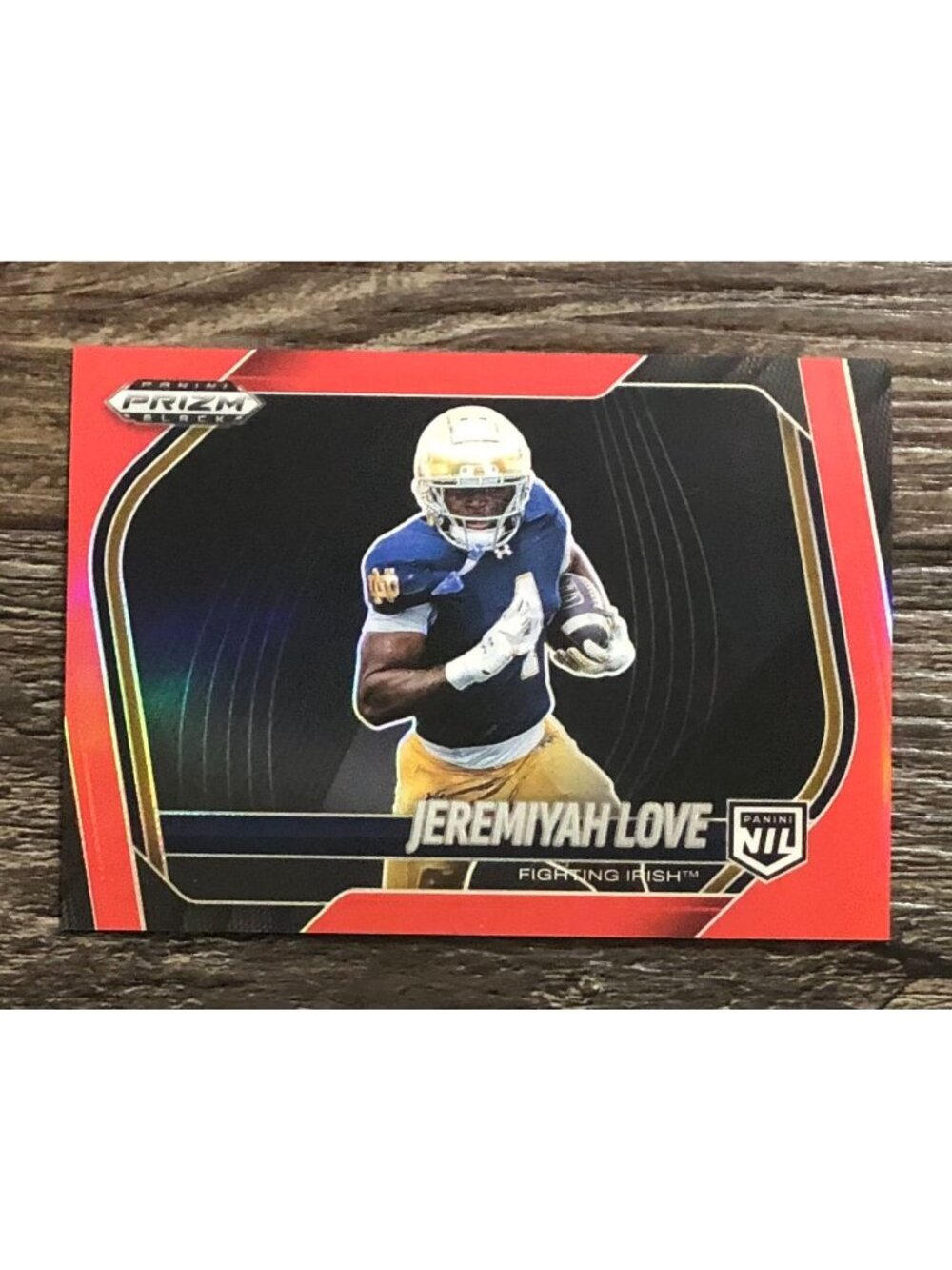 2025 Panini Prizm Black Jeremiyah Love Red Prizm SP Rookie RC /299
